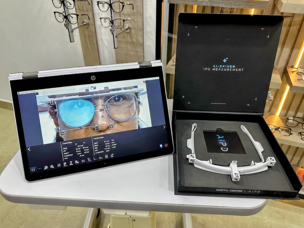 Referencia visual de lentes con inteligencia artificial