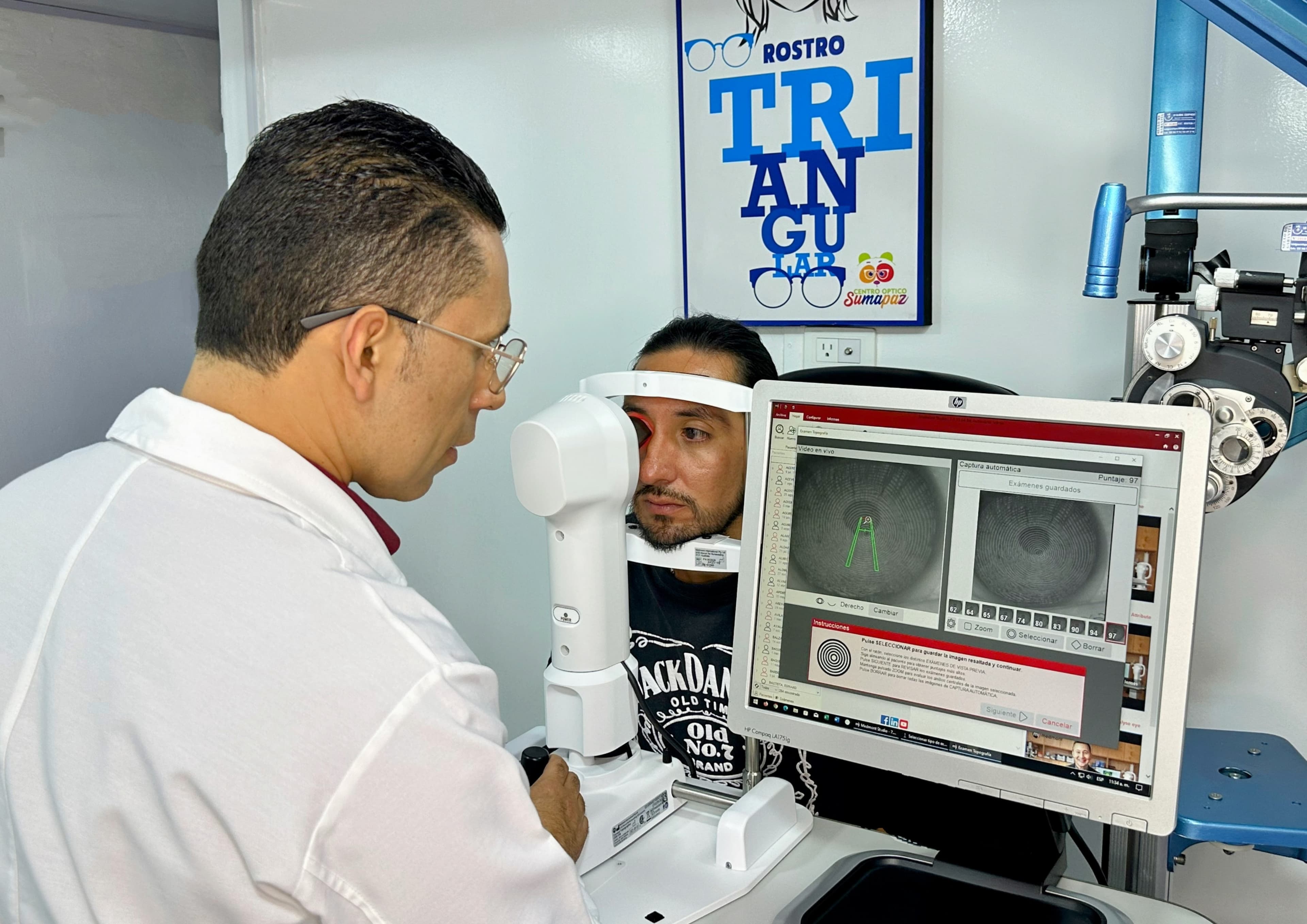 Evaluación visual especializada con tecnología diagnóstica en Centro Óptico Sumapaz.